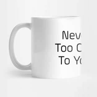 Never Too Cool To Yoga Mug